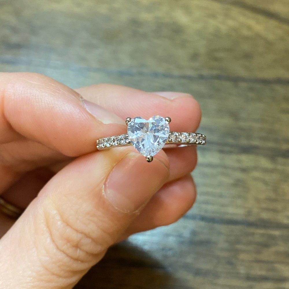 Heart shape diamond ring 💍